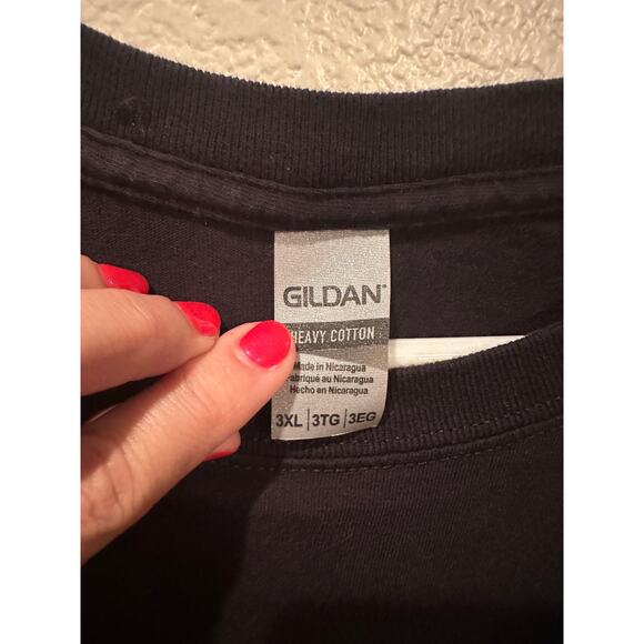 Marvel Avengers Disney Ironman Red Foil Silhouette Tee 3XL - Picture 3 of 3